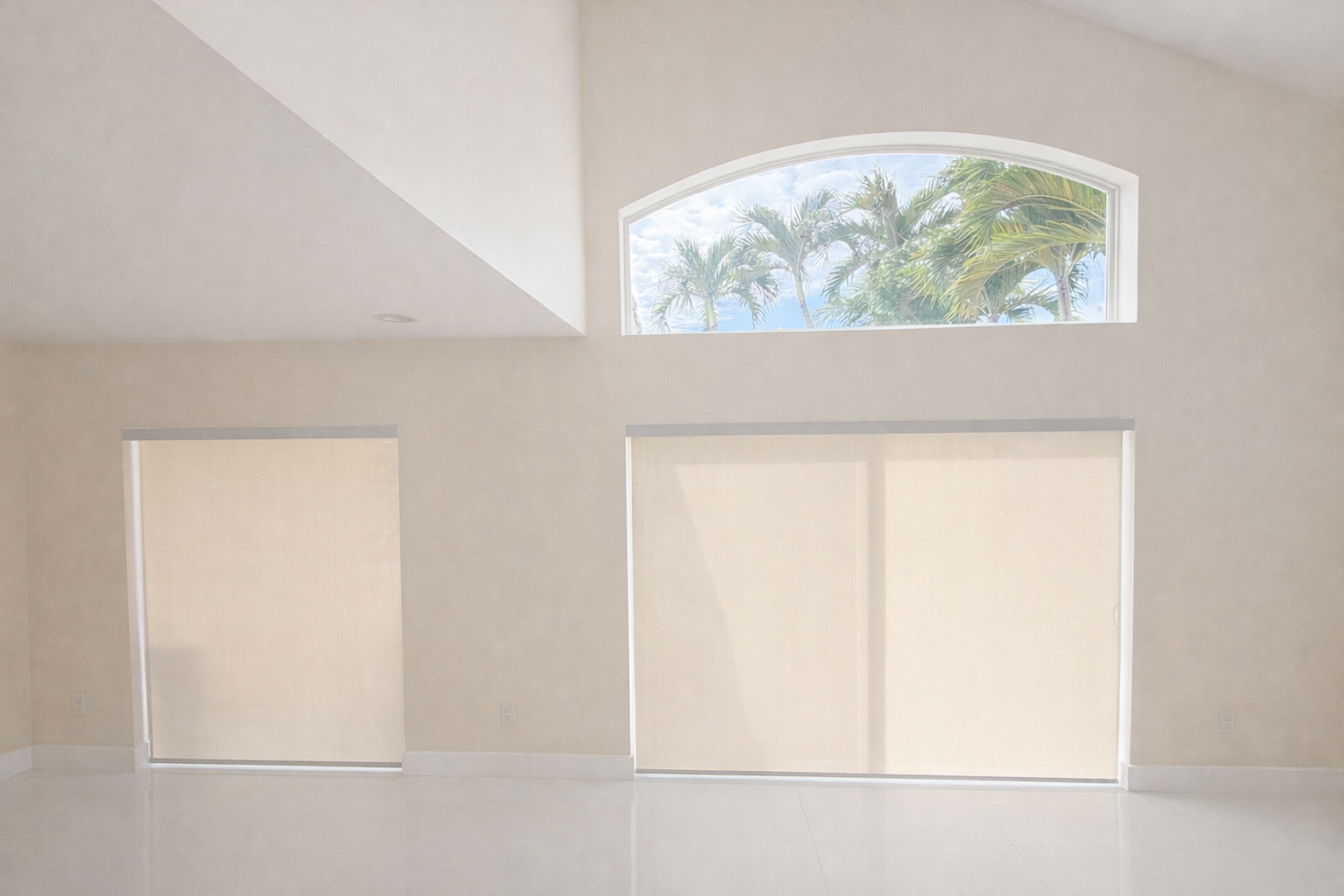 Roller shade installation photo shared by Steven M.